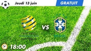 pronostic Australie - Brésil