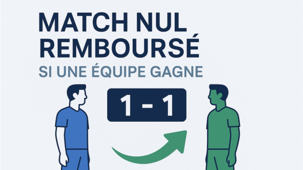 La variante du DNB : le match nul remboursé si une équipe gagne
