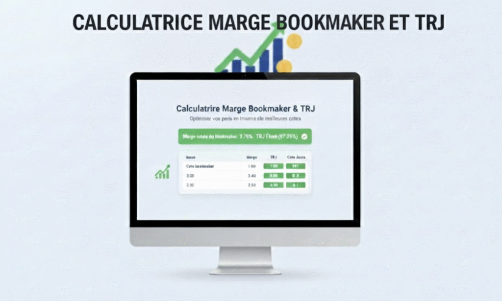 calculatrice marge bookmaker et TRJ