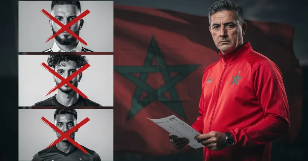Liste Maroc CDM 2026 - Grands absents Ziyech Boufal En-Nesyri Ouahbi