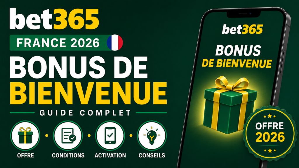 Bonus Bienvenue bet365 France