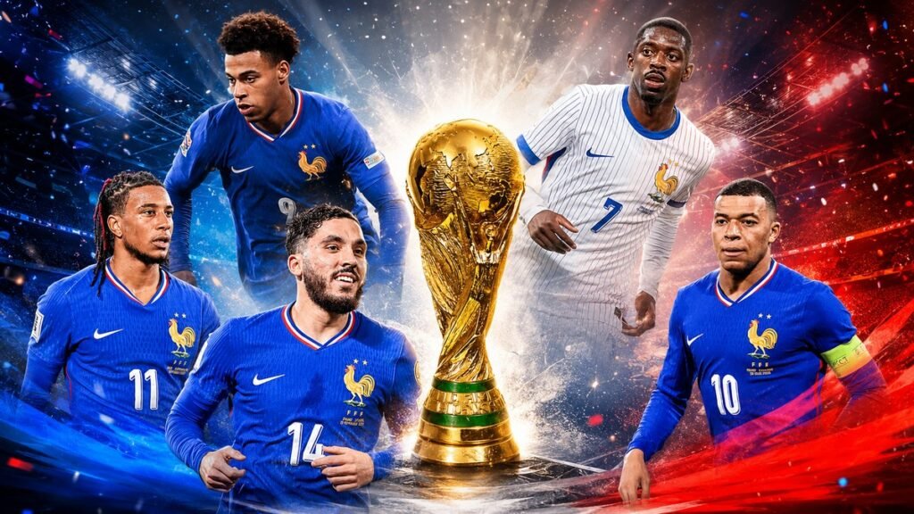 Calendrier de l'équipe de France à la Coupe du Monde 2026