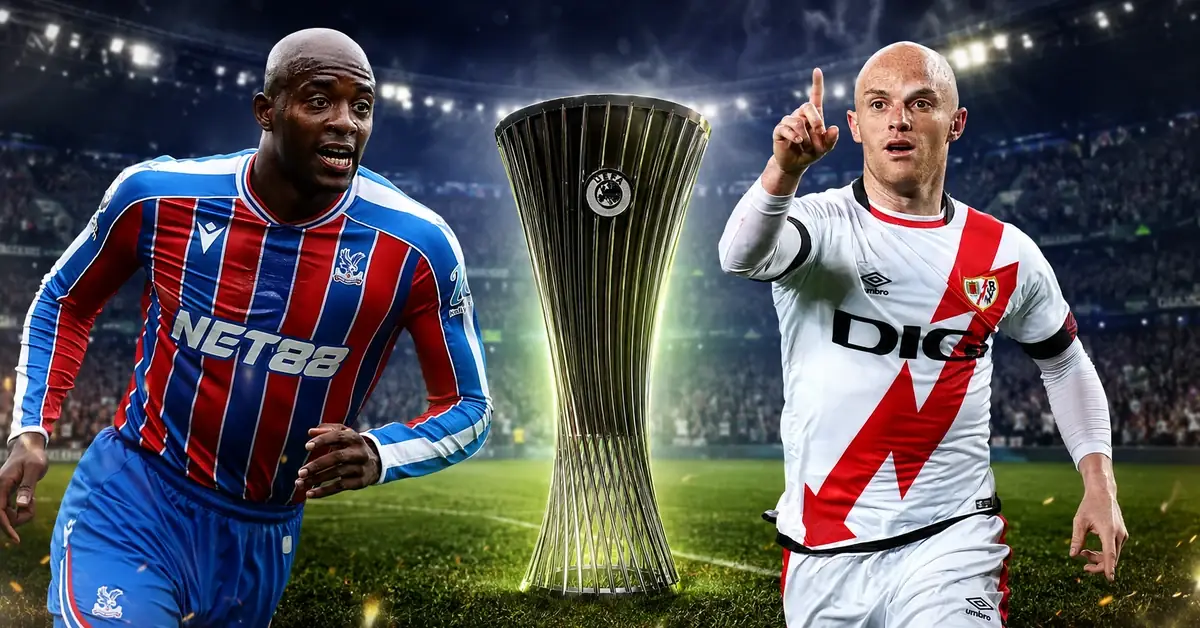 Crystal Palace - Rayo Vallecano, finale de la Conference League 2026 avec le trophée