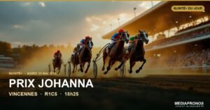 Card Quinté+ MediaPronos : Prix Johanna, Vincennes, mardi 26 mai 2026