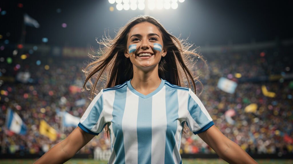 Supportrice Argentine - Coupe du Monde 2026