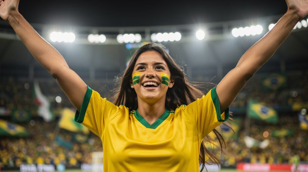 Supportrice Brazilian - Coupe du Monde 2026