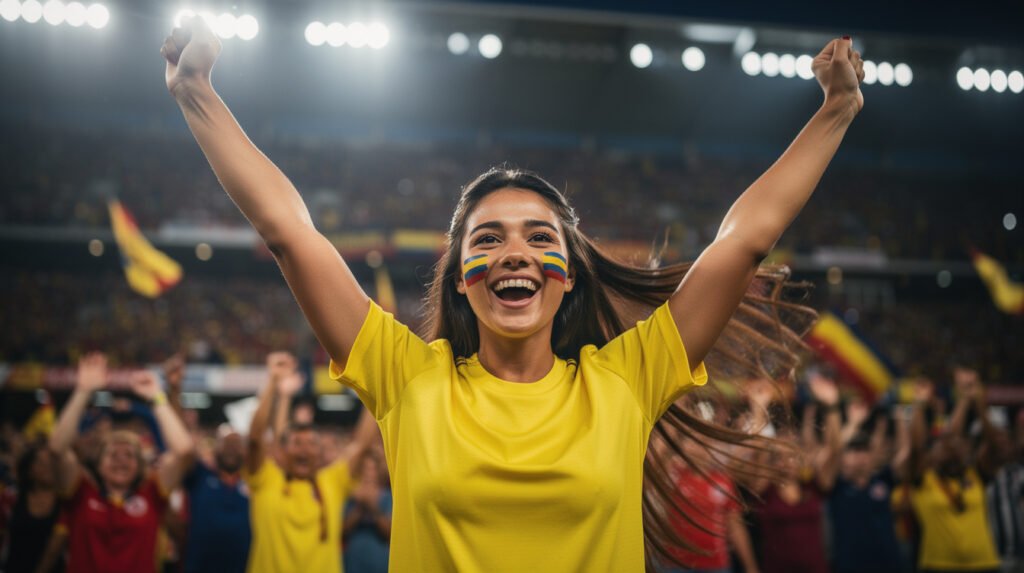 Supportrice colombienne - Coupe du Monde 2026