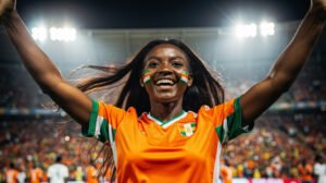 Supportrice Côte d'Ivoire - Coupe du Monde 2026