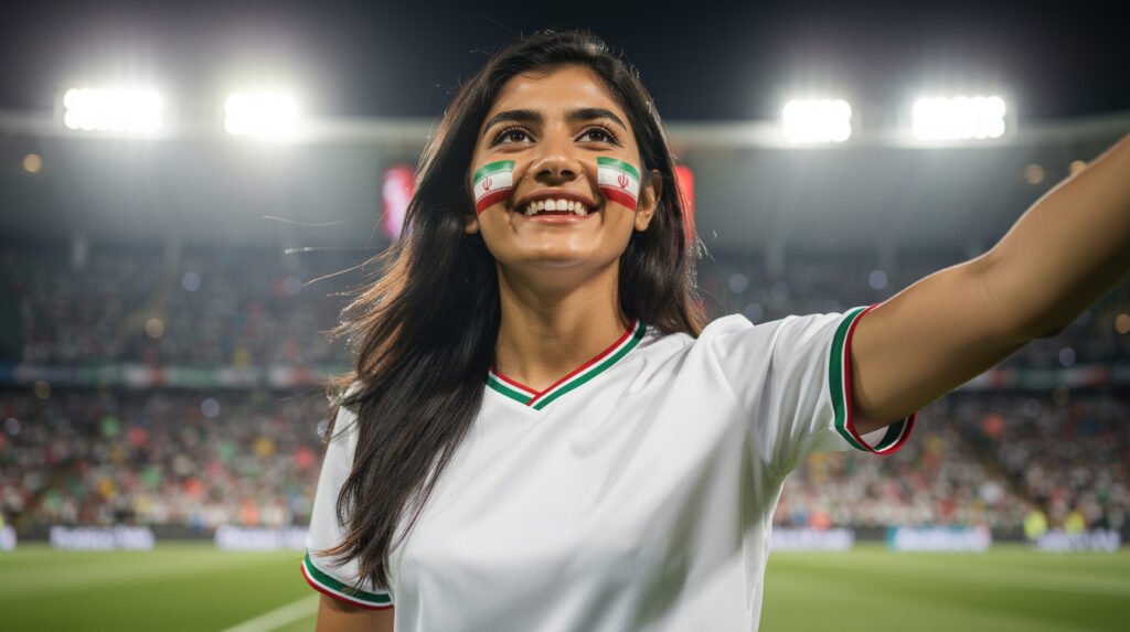 Supportrice iranienne - Coupe du Monde 2026