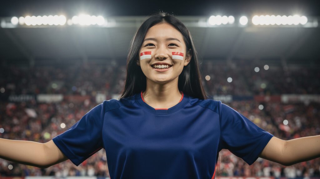Supportrice japonaise - Coupe du Monde 2026