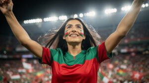 Supportrice Maroc - Coupe du Monde 2026
