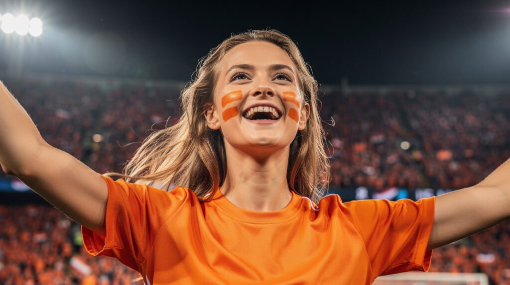 Supportrice Dutch - Coupe du Monde 2026