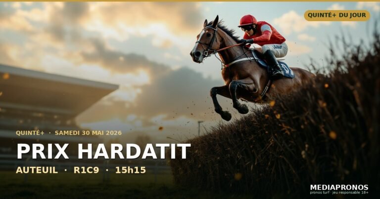 Quinté du 30 mai 2026 à Auteuil : base solide, base en or et pronostic