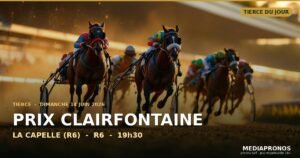 Tiercé 2026-06-14 : 5ème course - Prix Clairfontaine a La Capelle (R6) - pronostic MediaPronos