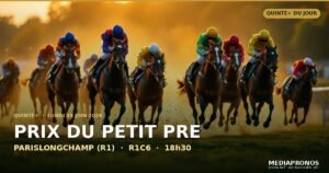 Pronostic Quinté du 15 juin 2026 à Parislongchamp : base solide, cheval en or et tocard