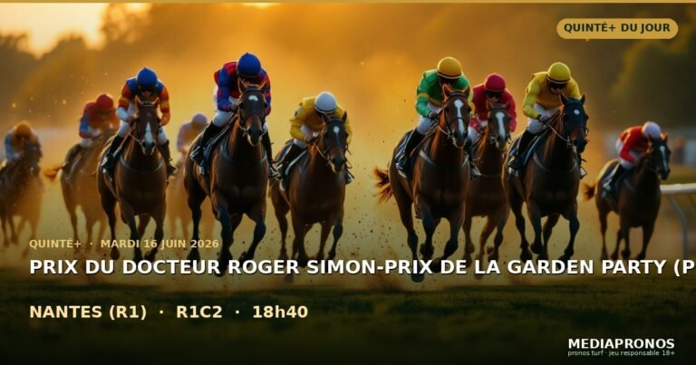 Pronostic Quinté du 16 juin 2026 à Nantes : base solide, cheval en or et tocard