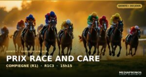 Pronostic Quinté du 20 juin 2026 à Compiegne : base solide, cheval en or et tocard