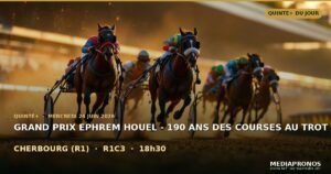 Pronostic Quinté du 24 juin 2026 à Cherbourg : base solide, cheval en or et tocard