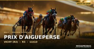Multi 2026-06-24 : 5ème course - Prix D'Aigueperse a Vichy (R3) - pronostic MediaPronos