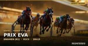 Pronostic Quinté du 26 juin 2026 à Enghien : base solide, cheval en or et tocard