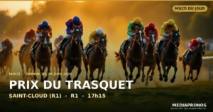 Multi 2026-06-28 : 6ème course - Prix Du Trasquet a Saint-Cloud (R1) - pronostic MediaPronos