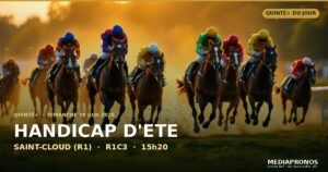 Pronostic Quinté du 28 juin 2026 à Saint-Cloud : base solide, cheval en or et tocard