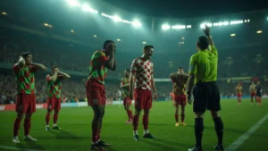 Portugal : le but refuse a la Croatie fait deja polemique