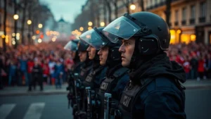 France - Espagne : 7 000 policiers à Paris pour une demi-finale sous tension