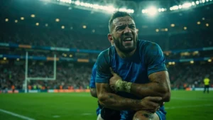 Rugby : Lenni Nouchi sort sur blessure avec le XV de France face au Japon