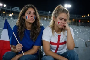 Supportrices France et Angleterre dépitées, petite finale du Mondial 2026