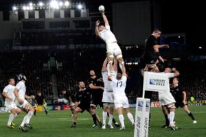 Match de rugby France Nouvelle-Zélande, photo réelle