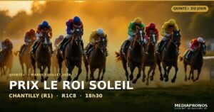 Pronostic Quinté du 7 juillet 2026 à Chantilly : base solide, cheval en or et tocard