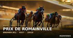 Pronostic Quinté du 11 juillet 2026 à Enghien : base solide, cheval en or et tocard