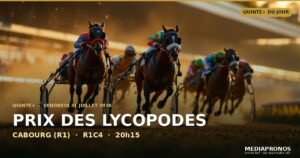 Pronostic Quinté du 31 juillet 2026 à Cabourg : base solide, cheval en or et tocard