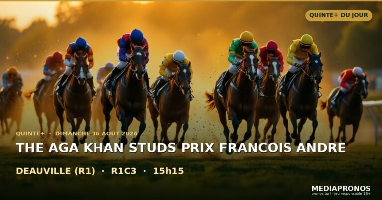 Pronostic Quinté du 16 août 2026 à Deauville : notre sélection et les chevaux à suivre