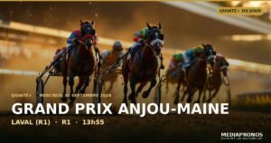 Pronostic Quinté du 30 septembre 2026 à Laval : base solide, cheval en or et tocard