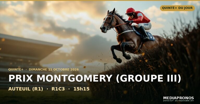 Pronostic Quinté du 11 octobre 2026 à Auteuil : la sélection, l’or et l’outsider