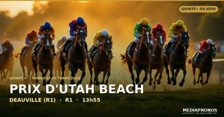 Pronostic Quinté du 27 octobre 2026 à Deauville : les chevaux à jouer et le tocard